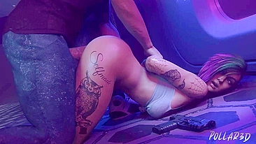 Judy Alvarez em Cyberpunk 2077 - Paródia Hentai Satírica