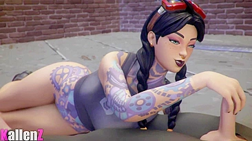 Vídeo Pornô de Fortnite - Ação Épica com Gatas Hentai no Battle Royale!