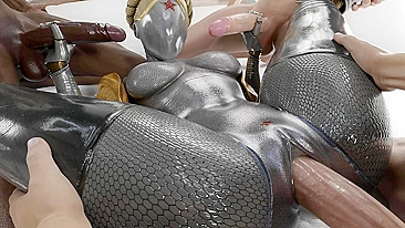 Ciborgues Sexys Explodem em 'Atomic Heart' Hentai Pornô