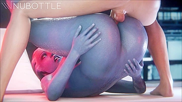 Liara T’Soni de Mass Effect Fica Safada no Pornô NuBottle