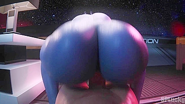 Liara T’Soni de Mass Effect Fodida por Monstro de Tentáculos Gigante