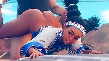 Rouge de Nove Polegadas em Street Fighter - Aventura Hentai de Lily Hawk