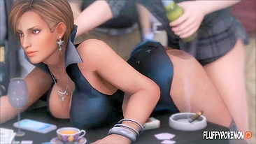 Fluffy-Pokemon - Lisa Hamilton em Pornô Hentai de Dead or Alive