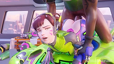 Foda Quente de Lucio e D.Va no Overwatch