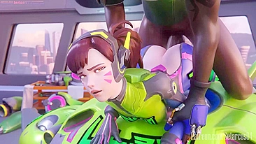 Foda Quente de Lucio e D.Va no Overwatch