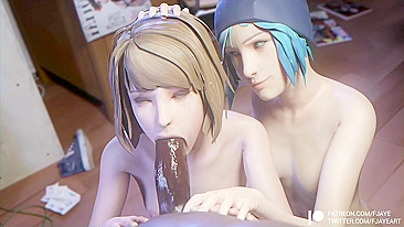 Aventura Hentai Safada de Max e Chloe Boca Suja em Life is Strange