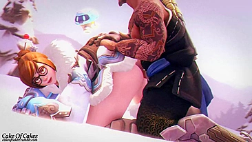 Cosplay Sexy de Overwatch - Doce Deleite de Mei e Hanzo