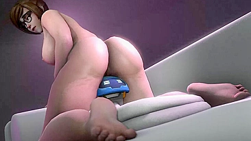 Mei Galianbeast Overwatch - Aventuras Eróticas da Heroína Ruiva no Combate