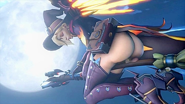 Overwatch - Sessão de Squirt da Mercy (1k/mspaint)