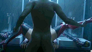 Hentai Pornô de Overwatch - Cavalgada Selvagem de Mercy e D.Va