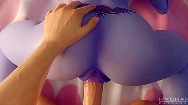 Mercy Sexy e Widowmaker Malvada no HydraFX de Overwatch