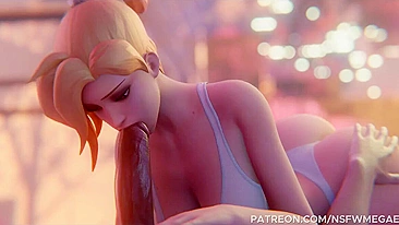 Assista às Safadezas de Mercy em Overwatch - NSFW Megaera