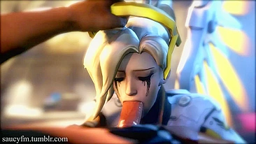 Vídeo Pornô Hentai Overwatch - Mercy Safada no FM