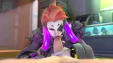 Moira Gostosa no Overwatch - Vídeo Pornô Hentai Quente!