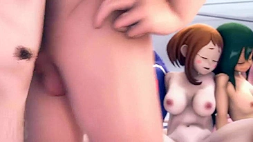 My Hero Academia: Momo e Mirio na Putaria Hentai Quente