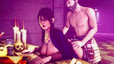 Morrigan Sensual de Dragon Age Manda Ver nessa Putaria Hentai