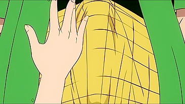 One Piece - Aventura Quente de Nami e Johnny na Ilha