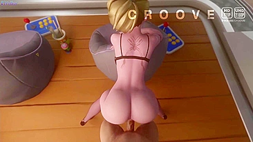 Nova e Widowmaker na Treta Quente de Starcraft