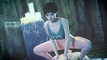 Rebecca de Resident Evil Sendo Punhetada pelo Wanksy