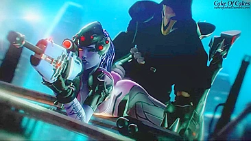 Pornô de Bolo com Reaper e Widowmaker no Overwatch
