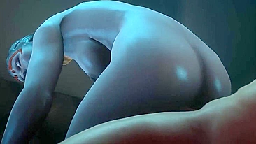 Samara Azul em Mass Effect - Vídeo Hentai Pornô