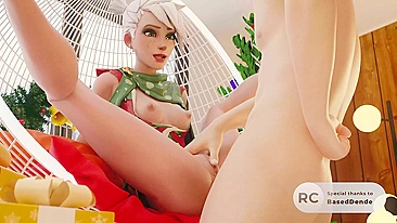 Libere a Fera com Sarah Rescraft em Fortnite Hentai