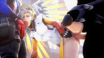 Libere Seu Lado Selvagem - Soldier 76, Mercy e Reaper Piram no Fanfic Kinky de Overwatch