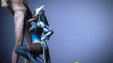 Symmetra m1llcake Overwatch - Paródia Hilária e Safada com a Defensora Cibernética Sexy!