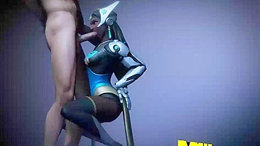 Symmetra m1llcake Overwatch - Paródia Hilária e Safada com a Defensora Cibernética Sexy!