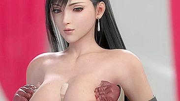 Tifa Lockhart em Safadeza Lésbica Quente com Moa de Final Fantasy