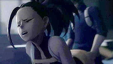 Todoroki e Momo em My Hero Academia - Um Pornô Hentai Quente