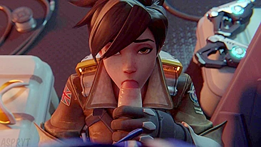 Tracer Aspryt no Overwatch - Uma Paródia Sacana de Hentai