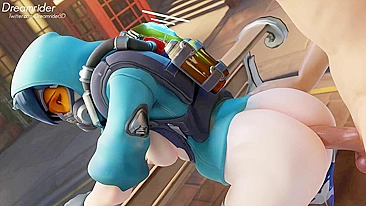 Assista à Cavalgada dos Sonhos de Tracer em 3D - Fan Art de Overwatch