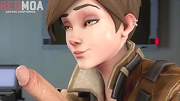 Tracer Sexy do Redmoa se Joga na Safadeza em Pornô de Overwatch
