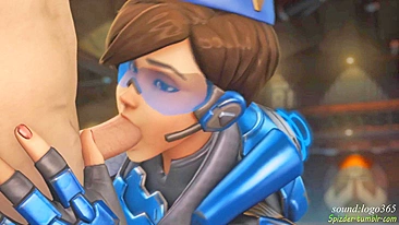 Tracer de Overwatch Fodida por Spizder em Vídeo Hentai Quente