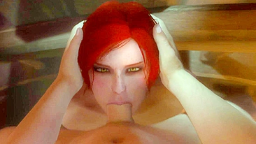 Veja a cena sexy de Triss Merigold em The Witcher 3 - Vídeo hentai pornô imperdível!