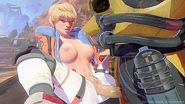 Wattson e Caustic em DzooWorks' Apex Legends - A Experiência Hentai Definitiva