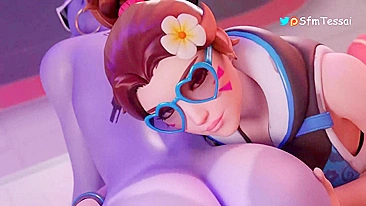 Libere a Dominatrix da Widowmaker - Um Gosto do Lado Negro da D.Va no Overwatch