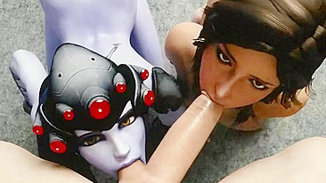 Aventura Pew-Pew de Widowmaker e Lara Croft - Uma Incursão no Túmulo
