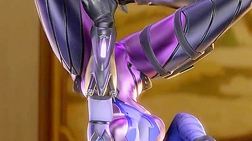 Viúva Negra Sexy e Hanzo Fodão Mandam Ver em Pornô de Overwatch