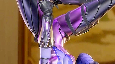 Viúva Negra Sexy e Hanzo Fodão Mandam Ver em Pornô de Overwatch