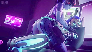 Sessão Quente de Widowmaker e Sombra no Yeero de Overwatch