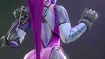 Vingança da Widowmaker - Vídeo Hentai Pornô Quente de Overwatch