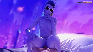 Sonhos Molhados de Widowmaker - Hentai Pornô de Overwatch