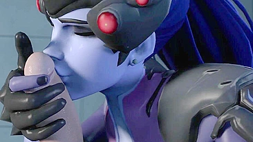 Vídeo Cosplay Sexy de Widowmaker - A Fantasia Suprema de Overwatch por Redmoa!