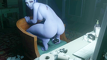 Vingança de Widowmaker - Vídeo Hentai Quente de Overwatch