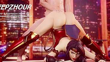 Sono Sensual de Mulher-Maravilha - Hentai de DC Comics