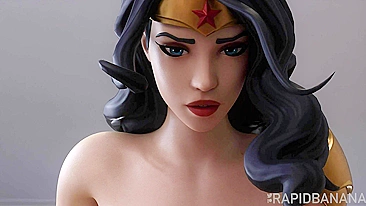 Aventura XXX de Mulher-Maravilha - Paródia DC da Banana Rápida