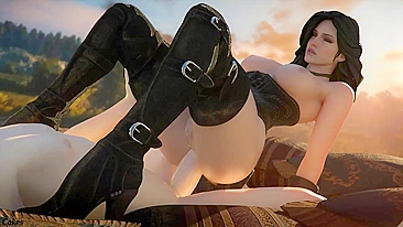 The Witcher 3 - Cena de Sexo Quente de Yennefer por CakeofCakes