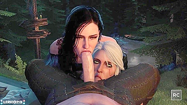 Aventura Luxuriosa de Yennefer, Geralt e Ciri em The Witcher 3